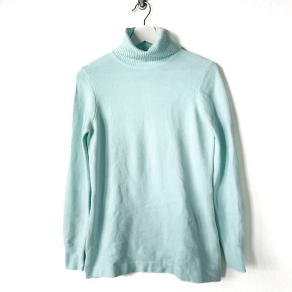 French Connection Turtleneck Sweater in Seafoam Green in Size Medium - Picture 1 of 8